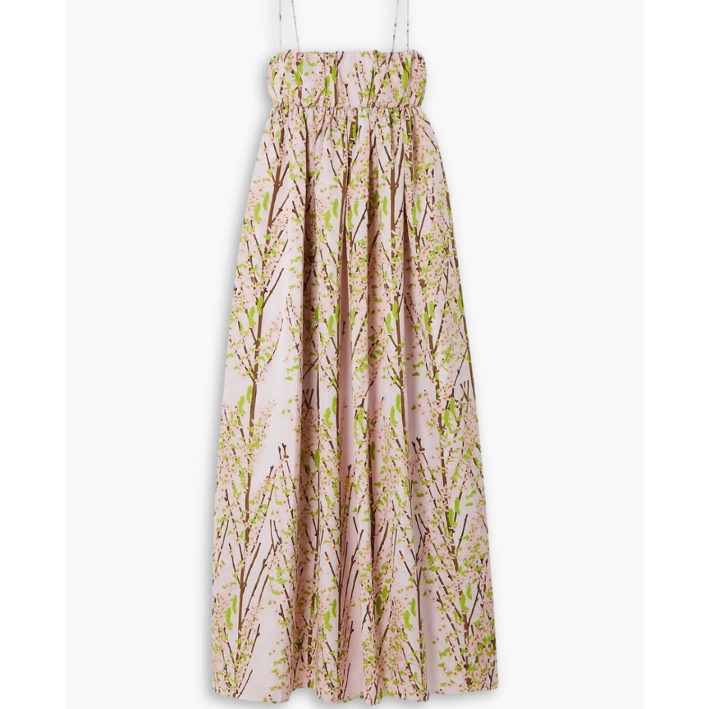 Bernadette Brigit Floral-Print Tafetta Maxi Dress - size 6/ small